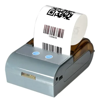 RS232/USB 58mm Bluetooth hőnyomtató Mobiltelefon hordozható POS nyugta fizetési iroda USB matrica címke mobil nyomtató