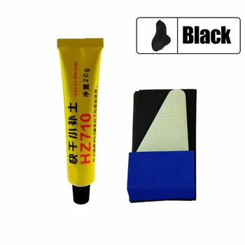  sima festésű toll karcjavító eszköz 20g 4db/készlet Fekete karcolástöltő autójavító eszközök fémes felületekhez