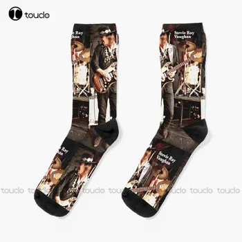 Stevie Ray Vaughan Zokni Grafikus zokni Uniszex Felnőtt Tini Ifjúsági Zokni Személyre szabott Egyedi 360°-os digitális nyomtatás hd Kiváló minőség