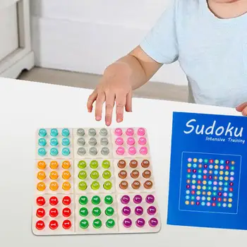Sudoku Puzzle társasjáték tárolótáskával Korai megvilágosodás 14.5x14.5cm Tábla gyerekeknek Felnőttek Party kedvez az oktatási