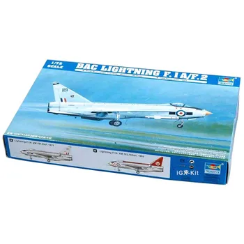 Trombitás 01634 1/72 Brit BAC Lightning F1A F2 vadászrepülőgép katonai gyűjthető műanyag összeszerelési modell játék építőkészlet