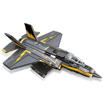 WW2 Katonai sorozat F-35 Lightning II Joint Strike Fighter Classic Collection modell építőelemek Kockák Játékok Ajándékok