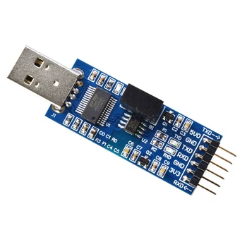  átalakító chip USB-TTL USB-soros UART modul Feszültségszigetelés-jel szigetelés 5V/3.3V Dual Level CP2102/CH340C/FT232RL