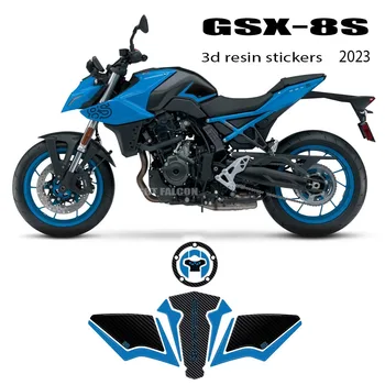 Új GSX 8S 2023Motorkerékpár komplett készlet 3D műgyanta matrica SUZUKI GSX-8S GSX8S GSX 8S 2023
